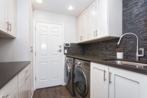 White laundry room