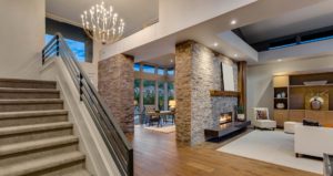Spacious new luxury home interior