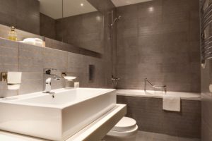 Modern bathroom interior