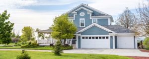 blue house