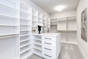 large empty closet