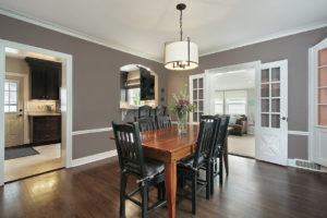 dining room with table and chairs