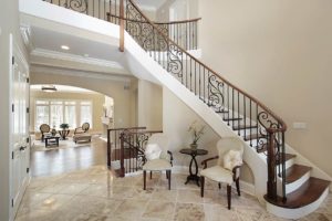foyer with furniture