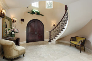 large foyer with staircase
