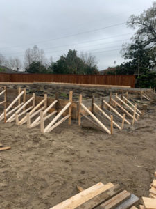 building new home foundation