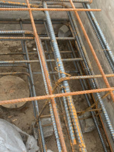 metal poles
