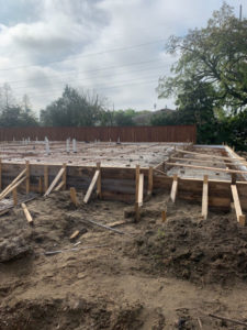 view of a new foundation