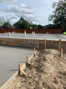 smoothing concrete for foundation