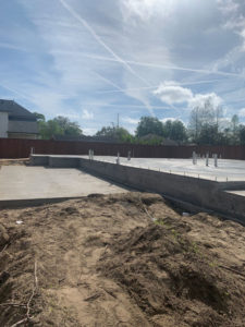 new foundation concrete