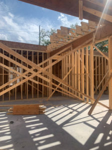 inside view of home under construction