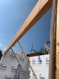 wooden beams