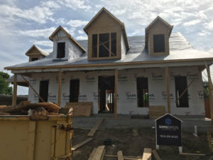 home building in process