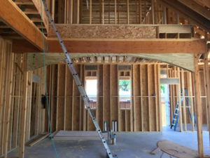 house building in process