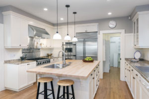 large open kitchen