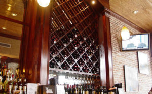restaurant wine rack